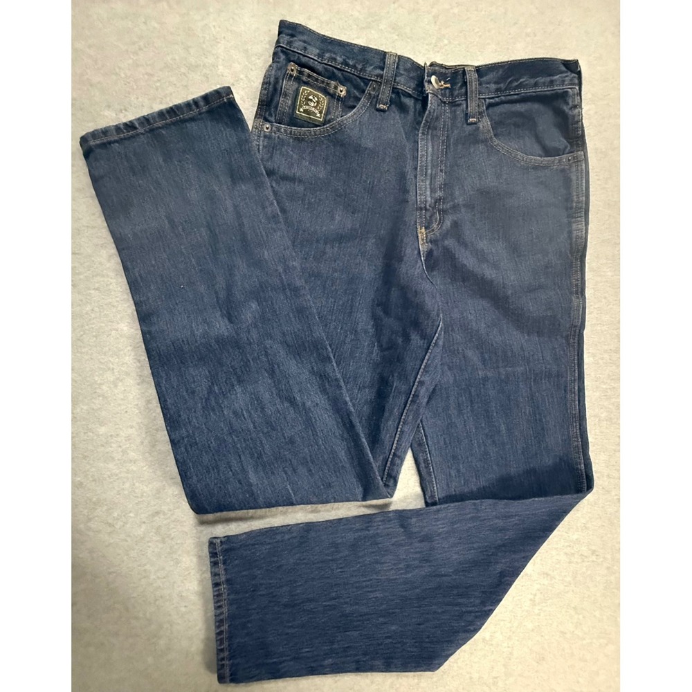 Cinch Green Label Relaxed Fit Jeans Mens 32x34 Dark Wash Tapered Leg NWT